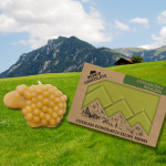 Zestaw prezentowy „Owca na wypasie” – świeca Owieczka & rzemieślnicza czekolada