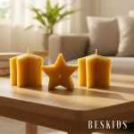 Gwiazda poranna - świeca z wosku pszczelego