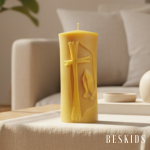 Zawierzenie - świeca z wosku pszczelego