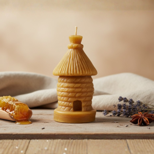 Ul z beskidzkiej pasieki - świeca z wosku pszczelego